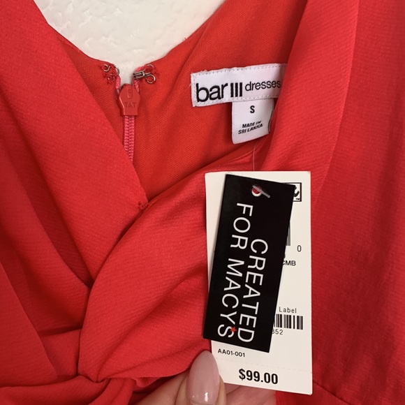 NWT red/pink two tone dress size S - Picture 5 of 6